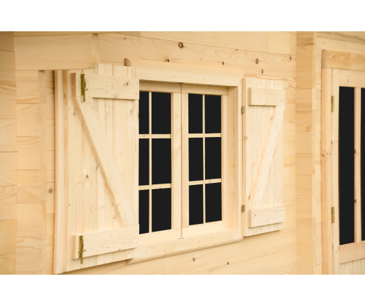 Abri Nathan, Epicéa massif 42mm, 5.3 x 4.8m, 25m² - NAR50F40.02