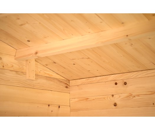 Abri Noé, épicéa massif 42mm, 4.3 x 3.8m, 16m² - NOS40F30.02