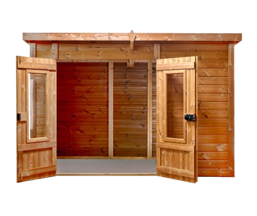 Abri Théo, THT Panneaux 19mm, 3.16 x 1.80m, 5.69m²