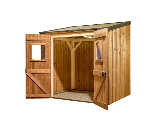 Abri photovoltaïque Lumibois, THT bardage 19mm, 1,90 x 2,36 m, 4,48 m²