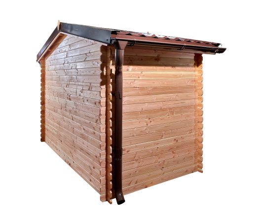 Abri David, Douglas Madriers 20mm, 3.00 x 1.65m, 4.95m²