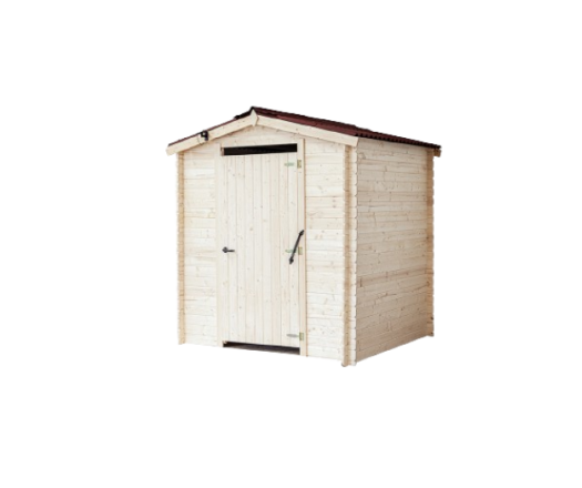 Toilette sèche, Epicéa en Madriers 20 mm, 2.10 x 2.21m, 4.64m², sans plancher