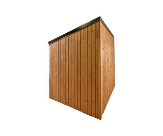 Abri photovoltaïque Lumibois, THT bardage 19mm, 1,90 x 2,36 m, 4,48 m²