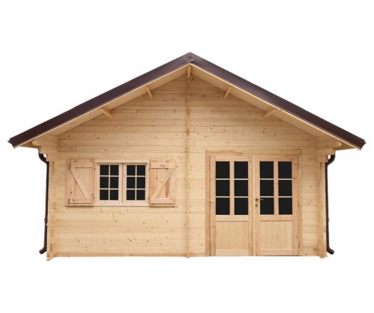 Abri Nathan, Epicéa massif 42mm, 5.4 x 6,8m, 36m² - NAR50F60.02