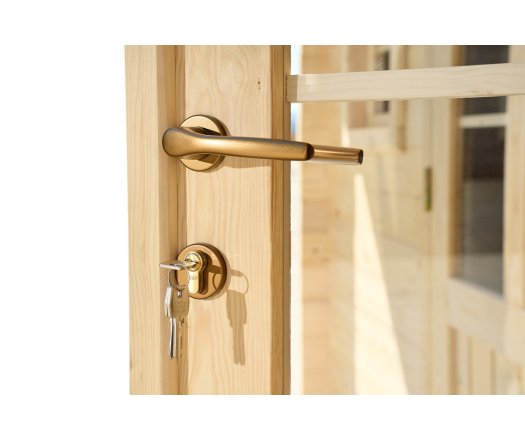 Abri Noé, épicéa massif 42mm, 4.3 x 3.8m, 16m² - NOS40F30.02
