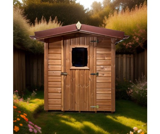 Abri Théo, THT Panneaux 19mm, 1.60 x 1.60m, 2.56m²