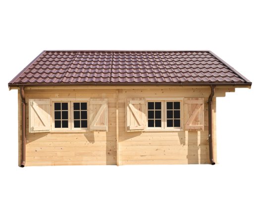 Abri Nathan, Epicéa massif 42mm, 5.4 x 5,8m, 31m² - NAR50F50.02