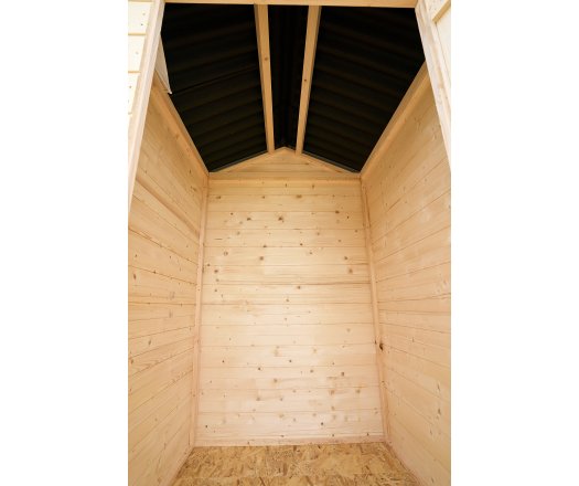 Abri Eden, Epicéa panneaux 16mm, 1.40 x 1.45 m, 2.00m²