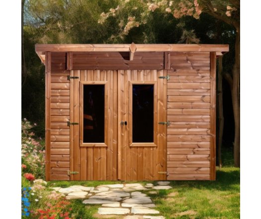 Abri Théo sans plancher, THT Panneaux 19mm, 2.67 x 1.80m, 4.81m²