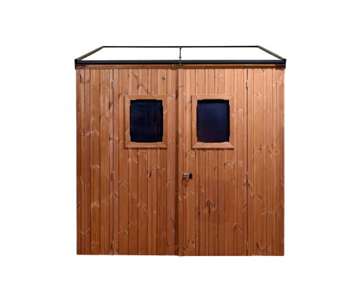 Abri photovoltaïque Lumibois, THT bardage 19mm, 1,90 x 2,36 m, 4,48 m²
