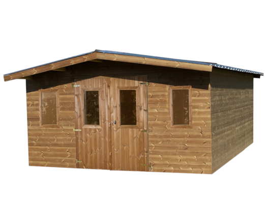Abri Thermabri, THT Madriers 28mm, 4.30 x 4.60, 19.70m²