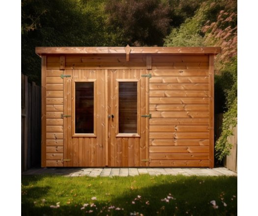 Abri Théo, THT Panneaux 19mm, 3.16 x 1.80m, 5.69m²