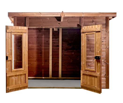 Abri Théo sans plancher, THT Panneaux 19mm, 2.67 x 1.80m, 4.81m²