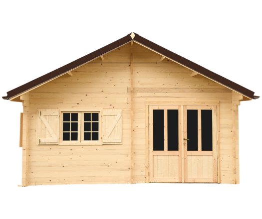 Abri Nathan, Epicéa massif 42mm, 5.2 x 4.3m, 22m² - NAR50F35.02