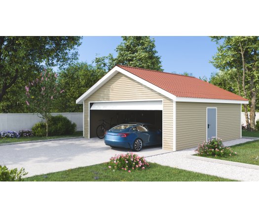 Garage Ontario, Epicéa traité équivalent classe III, 6.30 x 6.30m, 36.60m² - ON6363