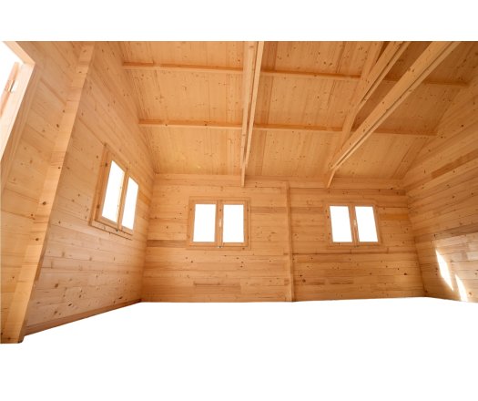 Abri Nathan, Epicéa massif 42mm, 5.4 x 5,8m, 31m² - NAR50F50.02