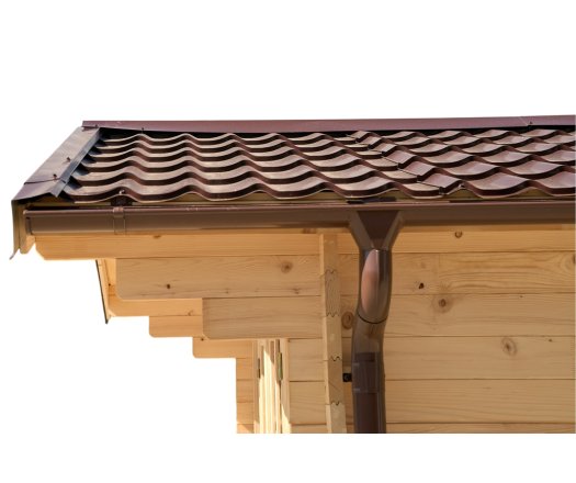 Abri Noé, épicéa massif 42mm, 4.3 x 5.8m, 25m² - NOS40F50.02
