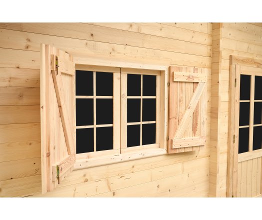 Abri Nathan, Epicéa massif 42mm, 5.4 x 5,8m, 31m² - NAR50F50.02