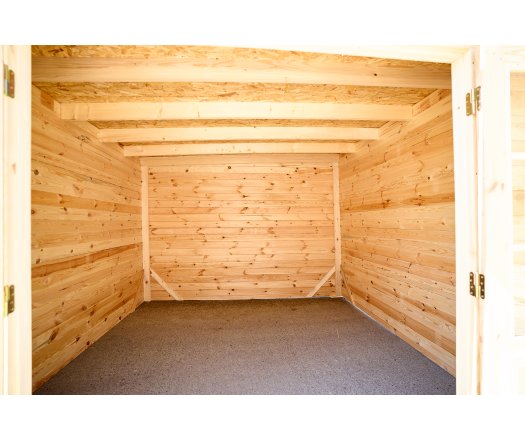 Abri Kylian mono pente, Madriers épicéa 28mm, 3.00 x 3.00m, 9.00m²
