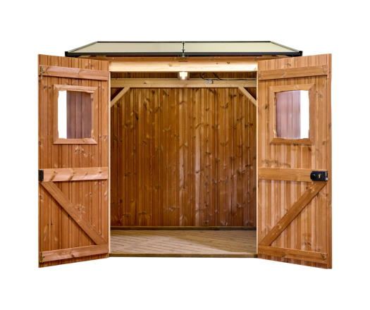Abri photovoltaïque Lumibois, THT bardage 19mm, 1,90 x 2,36 m, 4,48 m²
