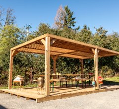 Pergola Thermauvent avec ventelles, THT, 3.40 x 6.20m, 21.10m²