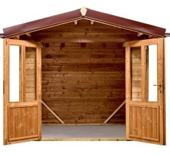 Abri Thania, THT Madriers 28mm, 2.35 x 2.15m, 5.05m²
