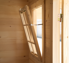 Abri Noé, épicéa massif 42mm, 4.3 x 4,8m, 20m² NOS40F40.02