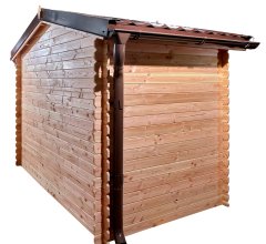 Abri David, Douglas Madriers 20mm, 3.00 x 1.65m, 4.95m²