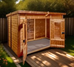 Abri Théo, THT Panneaux 19mm, 3.16 x 1.80m, 5.69m²