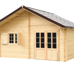 Abri Nathan, Epicéa massif 42mm, 5.3 x 4.8m, 25m² - NAR50F40.02