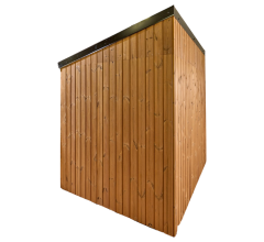 Abri photovoltaïque Lumibois, THT bardage 19mm, 1,90 x 2,36 m, 4,48 m²