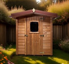 Abri Théo, THT Panneaux 19mm, 1.60 x 1.60m, 2.56m²