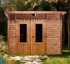 Abri Théo sans plancher, THT Panneaux 19mm, 2.67 x 1.80m, 4.81m²