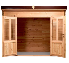 Abri Dimitri, Douglas Madriers 20mm, 3.00 x 1.65m, 4.95m²