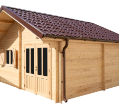 Abri Nathan, Epicéa massif 42mm, 5.4 x 6,8m, 36m² - NAR50F60.02