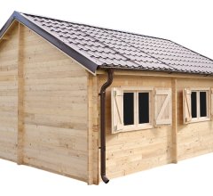 Abri Nathan, Epicéa massif 42mm, 5.4 x 6,8m, 36m² - NAR50F60.02