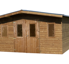 Abri Thermabri, THT Madriers 28mm, 4.30 x 4.60, 19.70m²