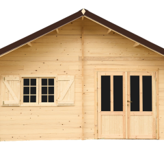 Abri Nathan, Epicéa massif 42mm, 5.3 x 4.8m, 25m² - NAR50F40.02