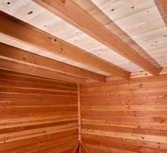 Abri David, Douglas Madriers 28mm, 3.76 x 3.76m, 14.14m²