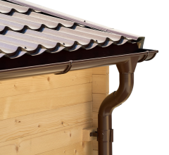 Abri Noé, épicéa massif 42mm, 4.3 x 4,8m, 20m² NOS40F40.02