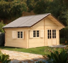 Abri Nathan, Epicéa massif 42mm, 5.3 x 4.8m, 25m² - NAR50F40.02