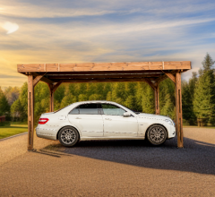 Carport Thones, THT section 40 x 140mm//40 x 120mm, 3.00 x 4.60m, 17.50m²