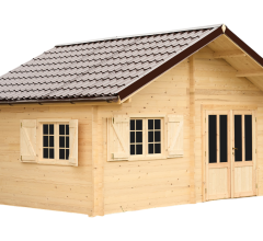 Abri Nathan, Epicéa massif 42mm, 5.2 x 4.3m, 22m² - NAR50F35.02