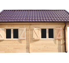 Abri Nathan, Epicéa massif 42mm, 5.4 x 6,8m, 36m² - NAR50F60.02