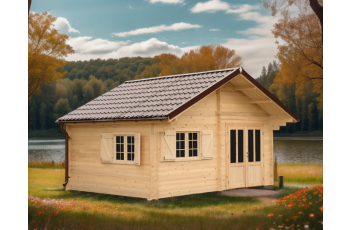 Abri Nathan, Epicéa massif 42mm, 5.2 x 4.3m, 22m² - NAR50F35.02