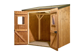 Abri photovoltaïque Lumibois, THT bardage 19mm, 1,90 x 2,36 m, 4,48 m²