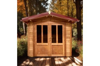 Abri Thania, THT Madriers 28mm, 2.35 x 2.15m, 5.05m²