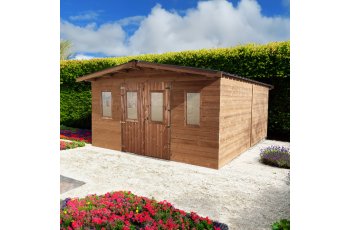 Abri Thermabri, Epicéa massif 28mm THT, 4.30 x 5.50m, 20m² - THA4050.02T