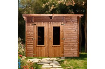 Abri Théo sans plancher, THT Panneaux 19mm, 2.67 x 1.80m, 4.81m²