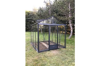 Serre Luxia, aluminium, structure avec différentes couleurs, 2.36 x 3.09 m, 7.29m²